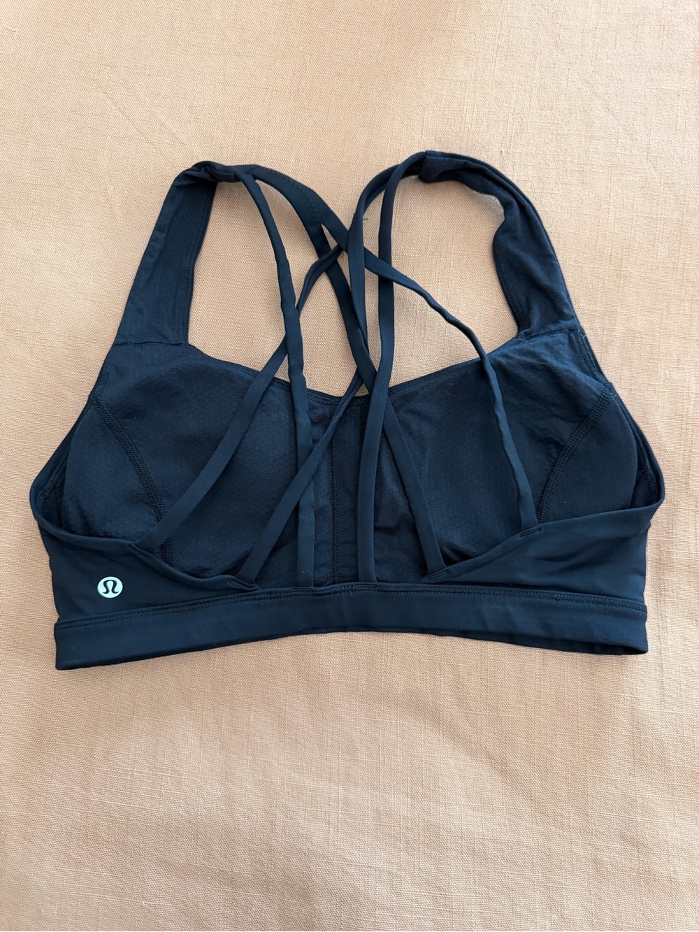 lululemon athletica Black Strappy Low-Impact Sports Bra